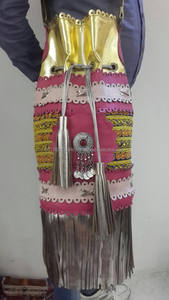 Sac de voyage rond unique de style gitan, fait main, ethnique, bohème, spacieux et tendance - Product Image 2