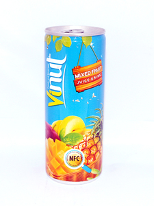 Boisson de jus de mangue en conserve certifiée NFC de 330ml purée de fruits naturels en style séché, certifiée halal avec date de traitement, emballée dans un sac - Product Image 2