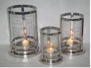<b>GLASS</b> CANDLE <b>LANTERN</b> - Product Image 2