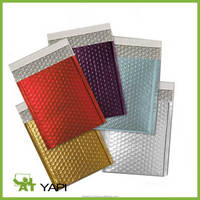 Enveloppes d'expédition/sacs d'emballage ATYAPI en PE recyclable, isolées avec film aluminium réfléchissant et bulles métallisées, modèle AT-MB03
