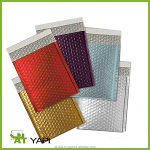 Le papier d'aluminium recyclable de PE a isolé les expéditeurs métallisés réfléchissants de coussin de bulle/sac d'emballage - Product Image 2