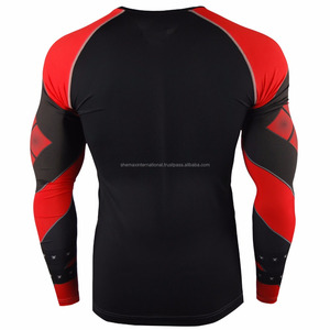 Shemax 2024 personnalisé hommes hauts serrés femmes Compression couche de Base chemises nouvelle mode meilleure qualité vente chaude Nylon Fitness Gym - Product Image 4