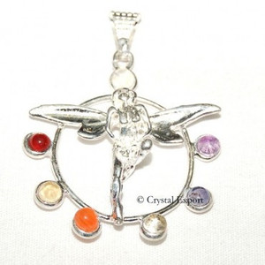 Pendentifs Chakra Ange: Pendentifs ailes d'Ange-Crystal Exportation - Product Image 1