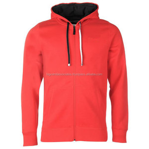 คุณภาพสูงฤดูใบไม้ร่วงฤดูหนาวบุรุษกลางแจ้ง Zip Up ขนแกะ Hoodie พร้อม Hooded Mens ขนแกะซิปเสื้อกันหนาว Hoodie พัฟพิมพ์ที่กําหนดเอง - Product Image 5