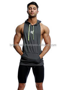 Hombres Culturismo Gimnasio Venta al por mayor Sudadera con capucha Stringer Buena calidad Stringer Chaleco Proveedor de Bangladesh - Product Image 3