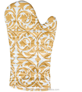 Conception imprimée 100% OEM Mitaines de four professionnelles en coton de grande taille à un prix abordable en Inde - Product Image 1