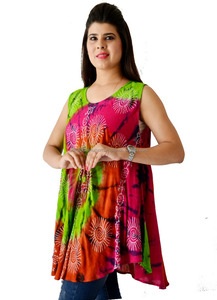Mix Color Eco-Friendly Woven 100% Cotton <b>Short</b> Beachwear <b>Kaftan</b> Set for Women - Product Image 3