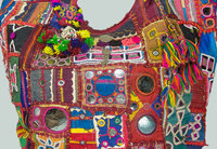Tas Afghanistan Gaya Gypsy Vintage Banjara, Tas Etnis Vintage Tribal, Tas Selempang Banjara, Tas Tote Boho Gypsy, Dompet Gypsy Bordir Tangan dari Kain