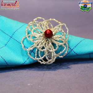 Anillos de servilletas de acrílico transparente, banda de cristal de diseñador para bodas, venta al por mayor - Product Image 5