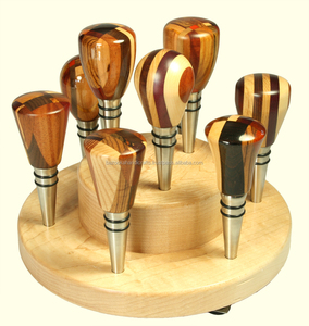 Tapón para Botellas de Vino, Tapón de Metal Personalizado para Botellas de Vino, Tapón para Botellas de Madera y Metal - Product Image 1