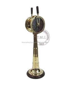 Télégraphe maritime en laiton antique de 39 pouces, télégraphe vintage en métal, objet de collection, salle des machines, article d'ingénieur maritime - Product Image 1