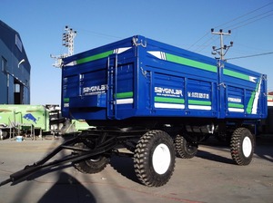 Remolque de doble eje trasero o lateral, freno mecánico, ejes de remolque agrícola, remolque de 5 tonos - Product Image 3