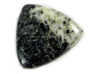 Natural Orbicular Jasper 33x31mm Fancy Trillion Cabochon Loose Gemstones for Jewelry - Product Image 1