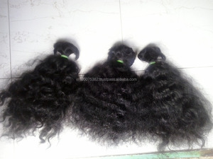 Cabello rizado indio sin procesar para trenzas. - Product Image 2