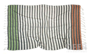 Ayder Peshtemal Turkish Fouta <b>Towels</b>, Pestemal, Hamam <b>Towels</b> Wholesale <b>Bamboo</b> Cotton Blanket - Orange Green Rainbow Collection - Product Image 2