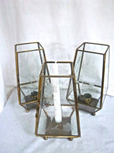 Creative Vintage Metal <b>Brass</b> Antique Candle <b>Lanterns</b> Tlt Collection Handmade Christmas Home Decor - Product Image 4