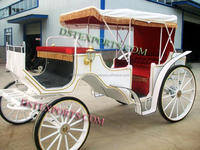 Calèche à Buggy de cheval indien pour mariage, Buggy en forme de calèche de chaperon de couronne royale, pour le mariage