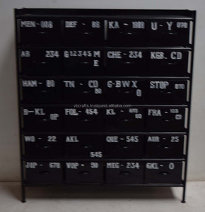 ตู้เก็บของโลหะหลายลิ้นชักสไตล์วินเทจอุตสาหกรรมสไตล์ย้อนยุคสำหรับห้องครัวการประชุมเชิงปฏิบัติการโรงพยาบาลสำนักงานบ้านห้องนั่งเล่น - Product Image 2