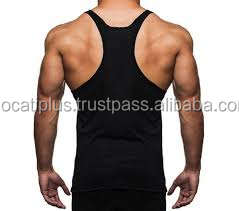 <b>Black</b> gym training <b>tank</b> <b>tops</b> with custom print for <b>men</b> - Product Image 5