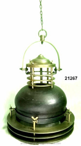 การออกแบบที่ไม่ซ้ําคุณภาพชั้นนําราคาขายส่งอินเดียไฟเพดานทองเหลืองโบราณ - Product Image 2