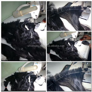 100% cheveux humains non traités. tissage de cheveux de couleur naturelle 100% tissage de cheveux bouclés profonds naturels indiens vierges non traités. - Product Image 2