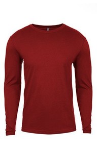 Next Level Apparel camisa de manga larga ajustada Premium para hombre, hecha de jersey de algodón peinado 100% y viene con su logotipo. - Product Image 4