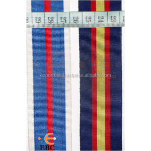 Ruban en organza de soie 100% viscose double face OEM, médailles de récompense, drapé, écologique, couleurs personnalisées, ruban miniature de haute qualité - Product Image 3