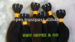 Tissage de cheveux bruts Remy sans enchevêtrement. Extensions de cheveux 12A, cheveux indiens bruts naturels, prix de gros de cheveux indiens vierges - Product Image 3