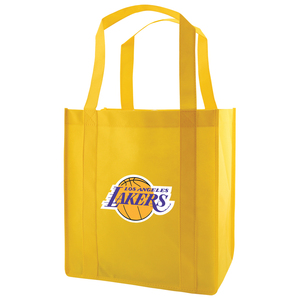 Bolsa de mano de comestibles-cuenta con fuelle ancho, inserto inferior negro para más soporte y viene con su logotipo. - Product Image 1