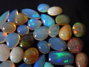 
 
 
 Opale de feu éthiopienne naturelle, cabochon, pierres précieuses en vrac pour la fabrication de bijoux |   Tailles personnalisées en gros |   Certifié par Gem Appraisal - Product Image 2