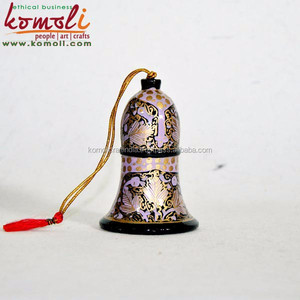 Campanas de madera hechas a mano, adornos de árbol de Navidad, decoraciones de Navidad - Product Image 6