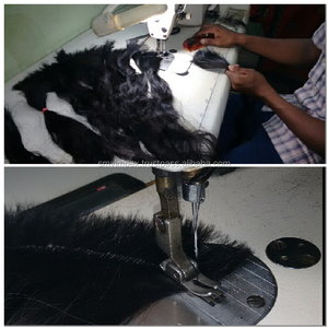 12A เกรดเป็นกลุ่มผมธรรมชาติหยิก Remy กลุ่มมนุษย์ผมไม่มีเหาและถั่วผม Remy มนุษย์ - Product Image 6