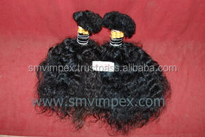 Pelo crudo de la mejor calidad. ¡100% sin procesar! ¡Sin mezcla de pelo animal! Precio barato virgen indio Remy cabello humano a granel - Product Image 3