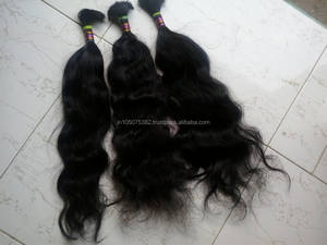 Indian Virgin Remy Hair <b>Extension</b> Unprocessed Human Hair <b>for</b> <b>Braids</b> - Product Image 2