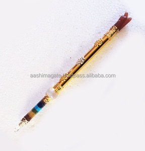 Baguette de guérison nouée au 7 Chakra, accessoire des 7 chakras, en cuivre - Product Image 1
