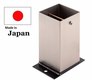 Base de Acero Inoxidable para Columna de Balcón, para Columna en Balcón, Porche, Terraza, para Proteger la Columna de la Corrosión, Hecho en Japón - Product Image 3