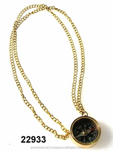 Venta caliente mejor diseño decorativo Metal elegante joyería collar brújula - Product Image 2