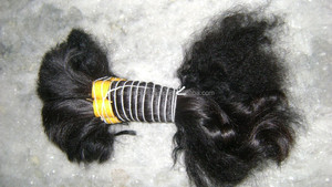 Cheveux bruts indiens vierges en vrac aux extrémités épaisses rebondissantes bons commentaires cheveux remy en vrac pas cher 100% cheveux humains en vrac - Product Image 3