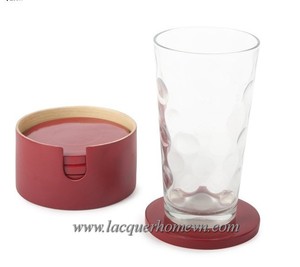 Vietnam lacquered bamboo coaster set , good quality and competitive price - Product Image 1