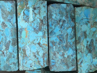 Turquoise bleue naturelle brute d'Arizona Coszcatl Exports Modèle VGY01403 Petites tailles assorties pour l'artisanat des enfants et l'intérieur