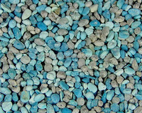 Pierre précieuse synthétique turquoise brute pour la fabrication de bijoux, fabrication et fourniture en gros de pierres semi-précieuses