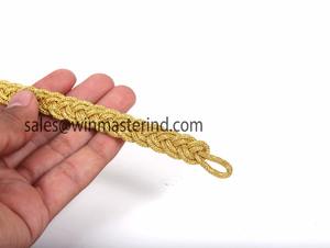 Cordones y correas para la barbilla de Mylar cómodos, de cuerda trenzada, marca Twisted Rope-Win Master, color personalizado, para uso en vestidos - Product Image 3