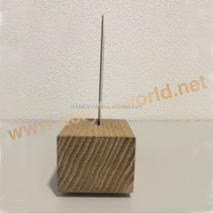 Support de menu en bois avec support de panneau de menu de tableau noir - Product Image 2