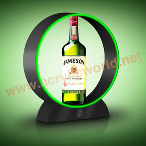 Porte-vin acrylique led pour comptoir d'exposition de vin de bar - Product Image 4