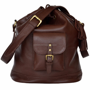 Mochila escolar de hombro de cuero genuino marrón oscuro Vintage 100% para mochila de nuevo estilo Unisex con correa de hombro ajustable - Product Image 2