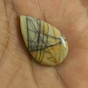 4.67 gms de Jaspe Rojo Natural de Río, forma de pera de 19x32mm, piedra preciosa para joyería IG0781 - Product Image 3