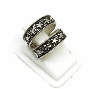 Bague de pied indienne en argent sterling 925 oxydé, motif étoile, bijoux Shri Ashapura, style bohème, religieux hindou - Product Image 5