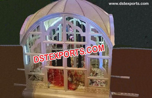 นกยูงงานแต่งงานเจ้าหญิงออกแบบล่าสุดนกยูง doli งานแต่งงานนกยูง doli งานแต่งงานที่สวยงามสีทอง palki dolhan ทางเข้าตกแต่งสหรัฐอเมริกา - Product Image 6