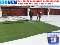 ISONEM SB Matériau d'isolation imperméabilisant liquide à base d'acrylique Garantie 5 ans Solution de projet pour toits et sols Fabriqué en Turquie
