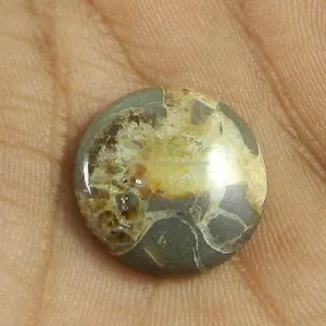 อัญมณีกลม Cabochon 2.90 18มม. แจสเปอร์ธรรมชาติ IG0201 Gms - Product Image 1